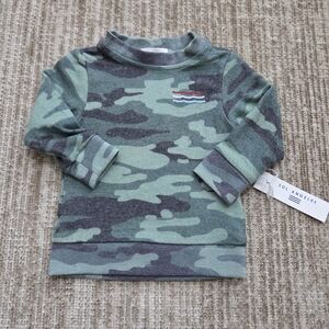 Sol Angeles Infant Green Camouflage Shirt